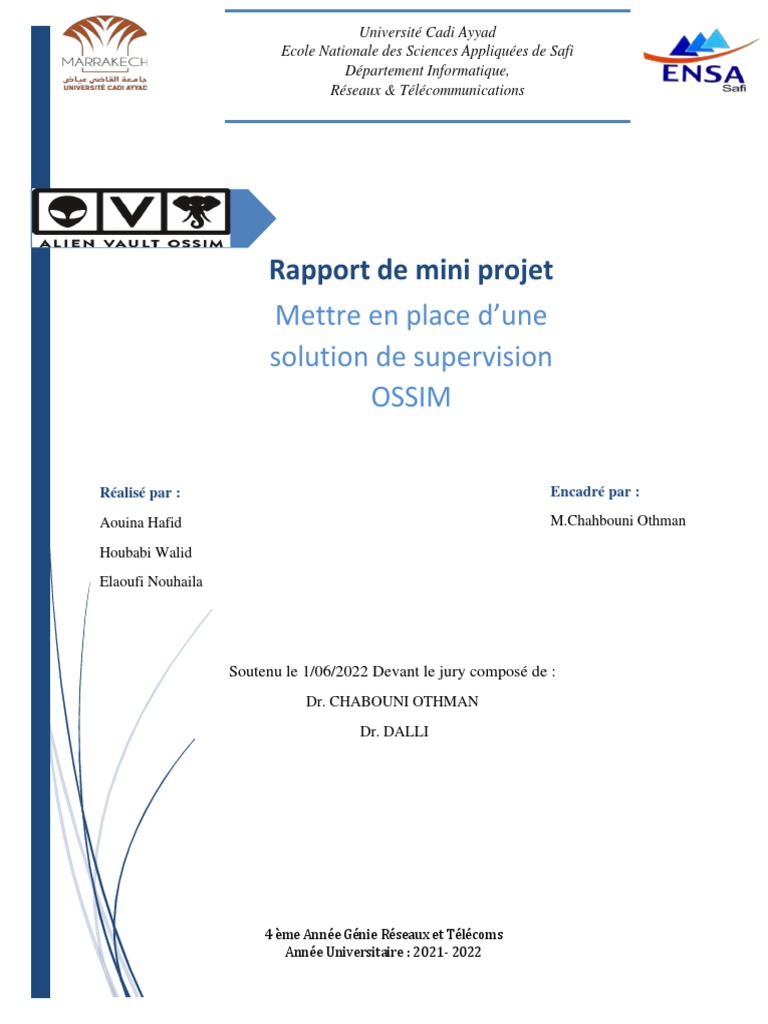 Mise en place d'une solution OSSIM | PDF | Logiciel malveillant | VMware