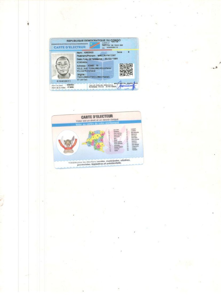 Carte D'electeur PDF | PDF