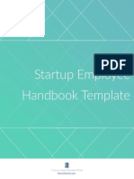 Startup Employee Handbook Template