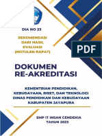 Dokumen Rakerrapat Evaluasi Kurikulum Yang Berisi Rekomendasi Perbaikan Hasil Evaluasi PDF