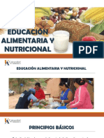 Educación alimentaria y nutricional: principios, objetivos y sujetos