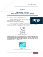 Instalasi Listrik Pada Pusat Pembangkit Listrik: Bab Iv