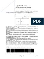 Questões sobre espectroscopia atômica e efeito fotoelétrico