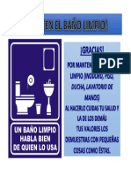 baños limpios