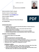 Curriculum Vitae para Expediente