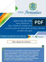 Jogo - Estudo Do Sistema Aeróbico, Com A Caracterização Da Capacidade Aeróbica, Durante A Prática de Jogos