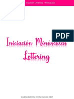3-Cartilla Iniciación - Lettering - Minúsculas #1