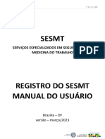 Manual Cadastro SESMT