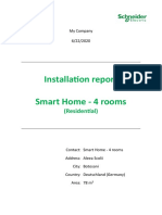 Smart Home - 4 Rooms - Customer Report