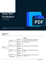 Issue Tree Worksheet: Problem Solving