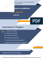 Teoria Financeira da Empresa