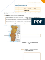 Portugal: clima, precipitação e vegetação