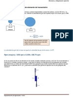 Resolución de Ejercicios de Elemento de Transmisión PDF