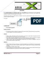 Soluciones químicas: tipos y unidades de concentración