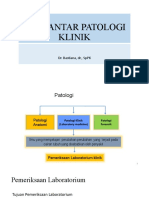 Pemeriksaan Laboratorium Patologi Klinik