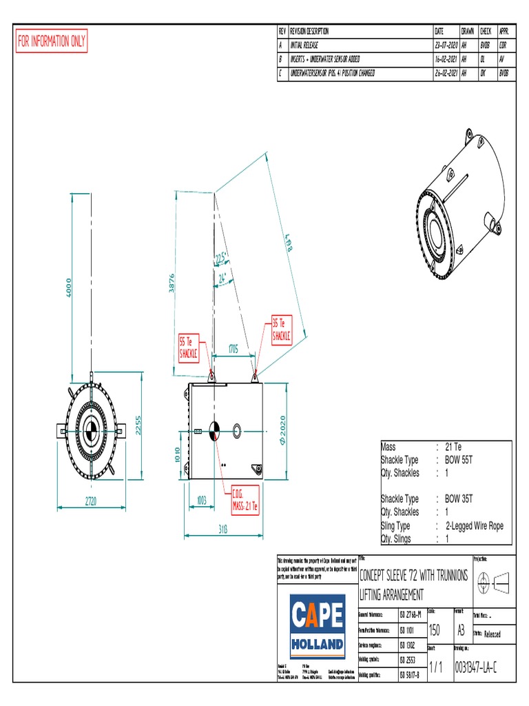 0031347LaC Concept Sleeve 72 With Trunnions PDF Mechanical