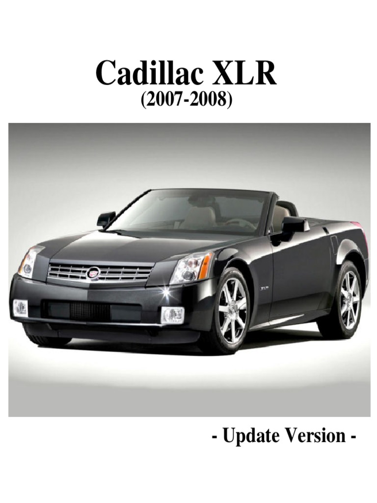 (TM) Cadillac Manual de Taller Cadillac XLR 2007 en Ingles PDF PDF
