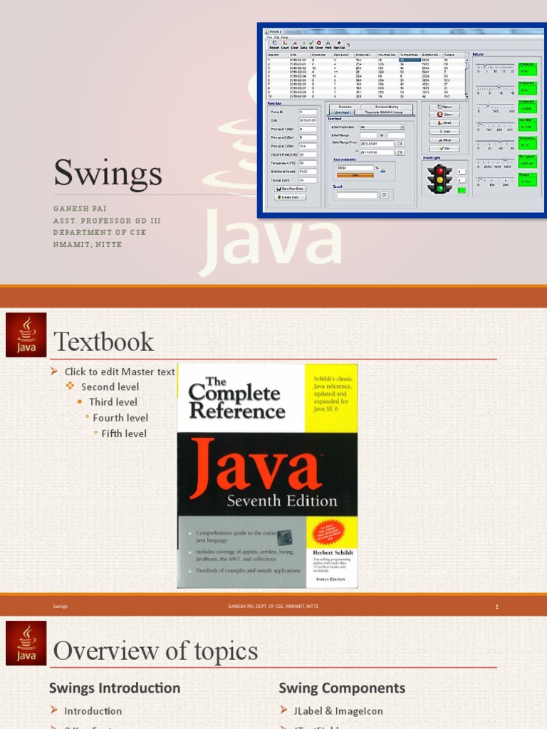 Swings | PDF | Object Oriented Programming | Software Engineering