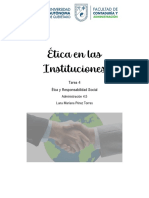 Ética en Las Instituciones - Pérez Torres Luna Mariana