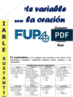 Parte Variable de La Oración. Estudiantes PDF