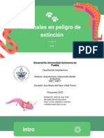 Animales en Peligro de Extinción - Puebla