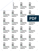 Etiquetas Instrumentação 1 Folha