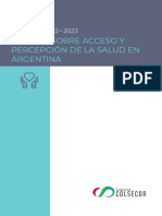 Estudio Sobre Acceso y Percepción de La Salud en Argentina 2023