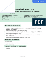 Felipe de Oliveira de Lima: Objetivo: Motoboy, Motorista, Operador de Betoneira e Servente
