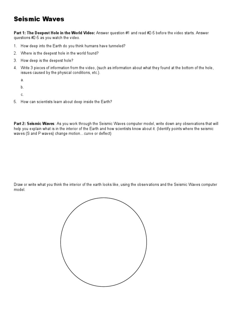7.2.4 E1 SeismicWaves-1 | PDF