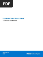 Optiplex 3000 Thinclient Technical Guidebook