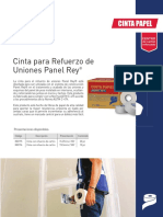 Cinta Refuerzo Uniones PanelRey MEX PDF