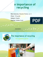 The Importance of Recycling