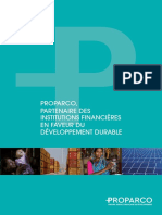 Plaquette Institutions Financières