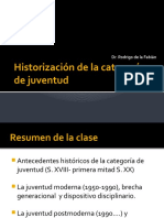 Historización de La Categoría de Juventud