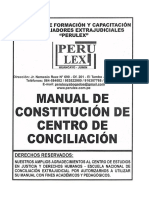 Manual de Constitucion de Centros de Conciliación PDF