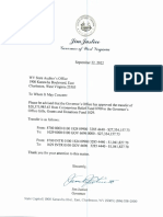 Governor To Auditor Transfer Letter