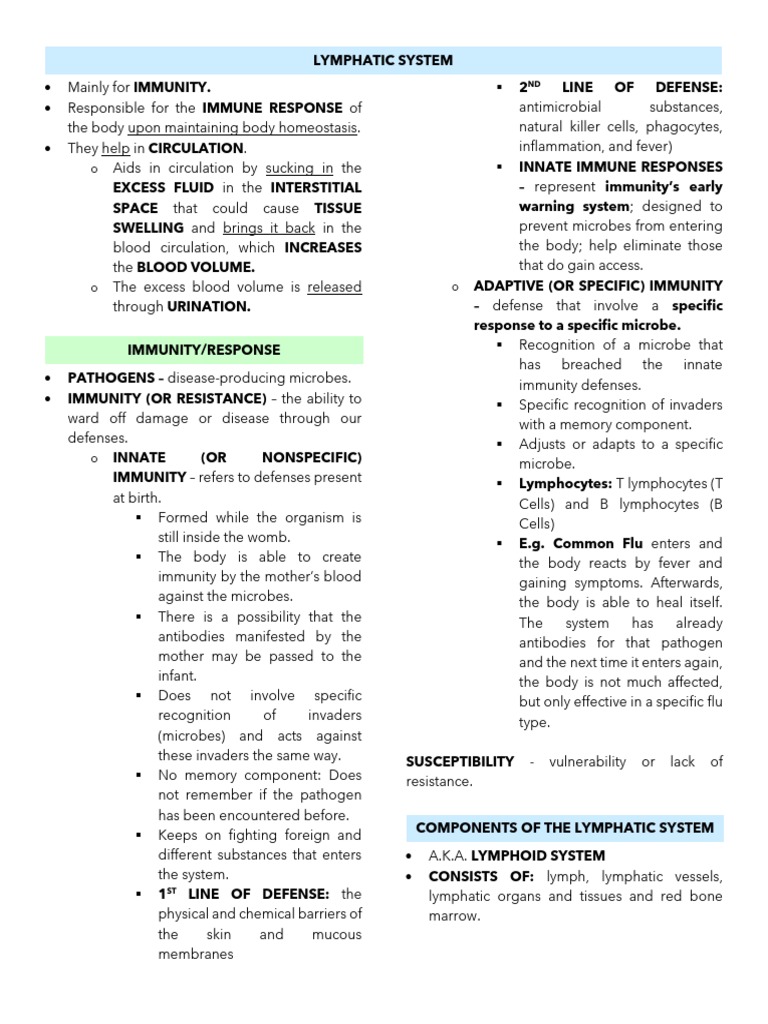 Lymphatic System PDF | PDF | Lymphatic System | Lymph Node