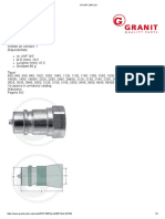 Cupla Hidraulica SCV jd4440 KS UNF (3 - 4 - ) JD