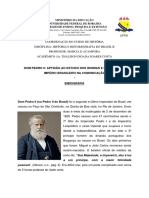 Dom Pedro Ii - Thalison Dioada Soares Costa