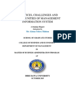 Challenges and Opportunities of Educational Management Information Systems