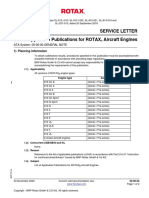 SL-916 I B-002 - 915 I-002r1 - 912 I-010r1 - 912-021R1 - 914-019R1 - 2ST-013R1 - List of Applicable Publications For ROTAX Aircraft Engines