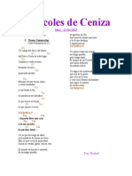 Cantos Miércoles de Ceniza 