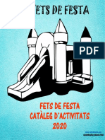 Cataleg Inflables I Activitats Fets de Festa 2020