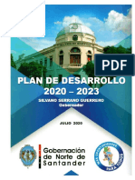 PDD ProgramaDesarrolloGobernacionNorteDeSantander2020 - 2023