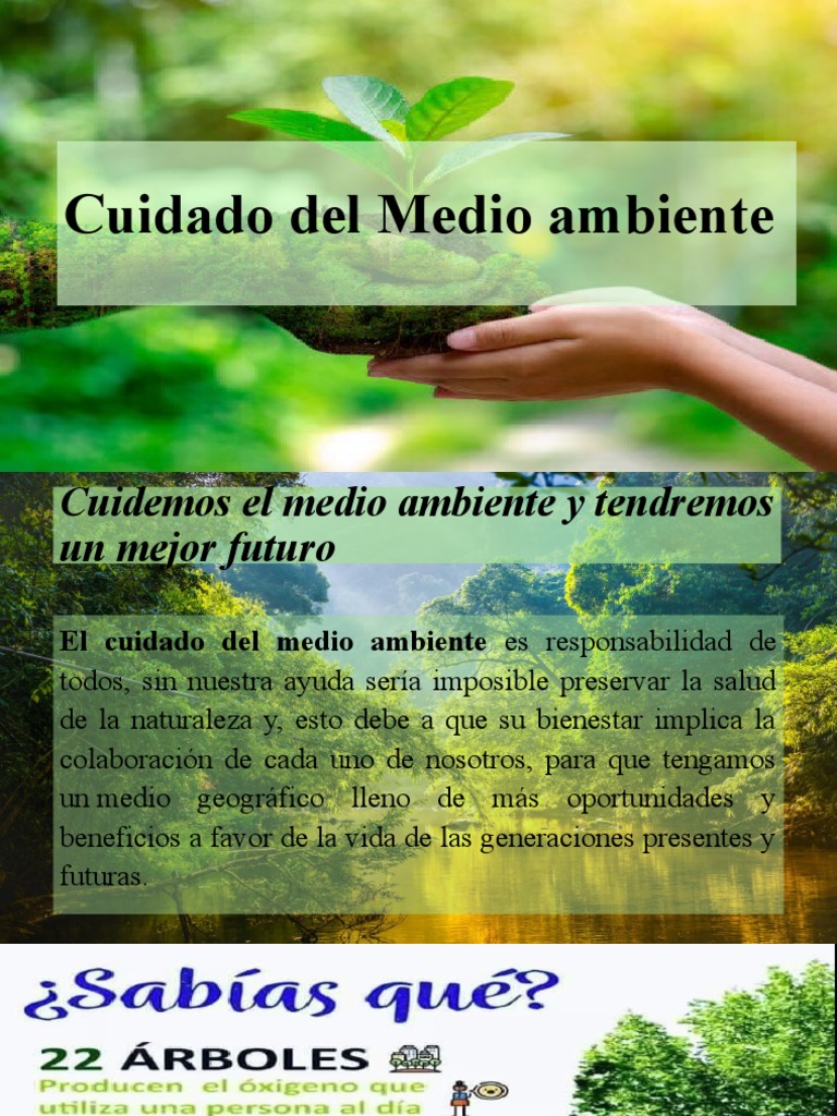 Cuidado del Medio Ambiente para Todos | PDF | Hogar, jardinería y ...