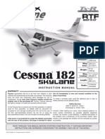 User Manual Flyzone Cessna 182 Skylane (English - 16 Pages) PDF