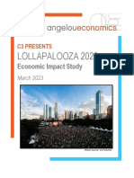 Lollapalooza 2022 Economic Impact Report
