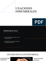 Luxaciones glenohumerales: epidemiología, clasificación y tratamiento