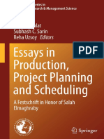 Essays in Production, Project Planning and Scheduling - A Festschrift in Honor of Salah Elmaghraby (PDFDrive)