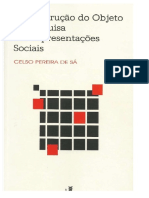 SÁ - 1998 - A CONSTRUÇÃO DO OBJETO DE PESQUISA EM REPRESENTAÇÕES SOCIAIS.pdf